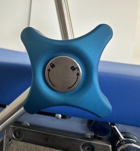 Arm-Lagerung mit Schnellfixierung