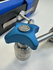 Arm-Lagerung mit Schnellfixierung